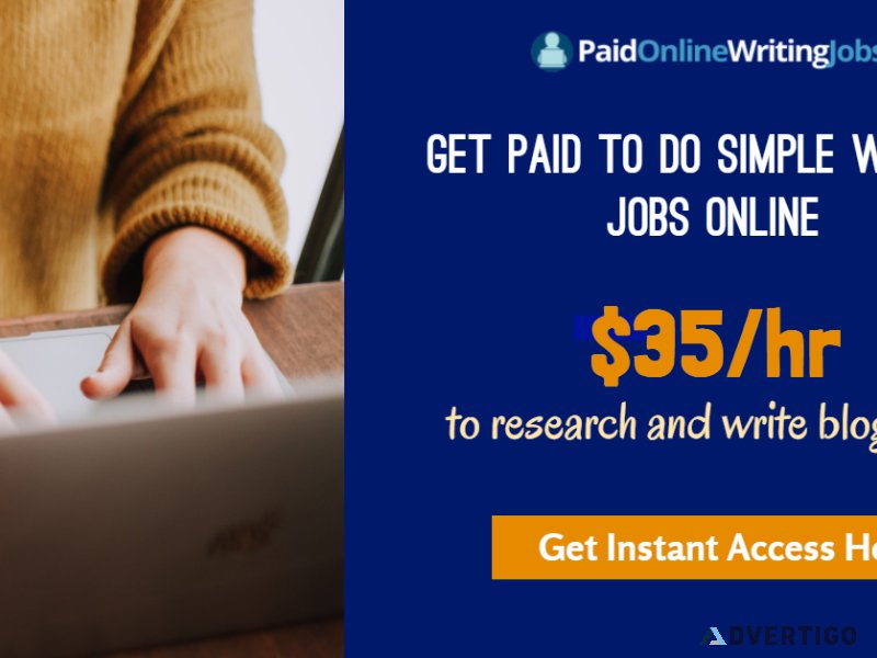 Your writing skills are in demand