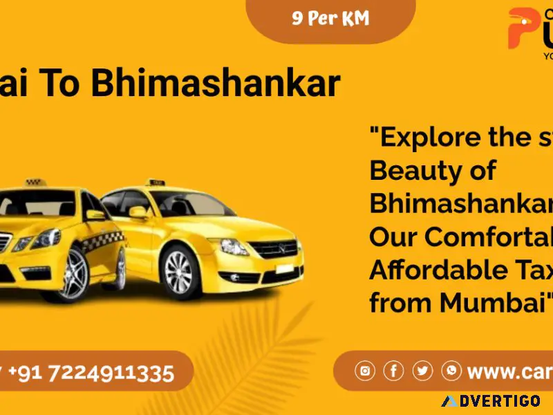 Best taxi service from mumbai to bhimashankar