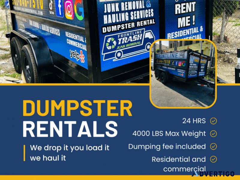 dumster rentals and junk removal services