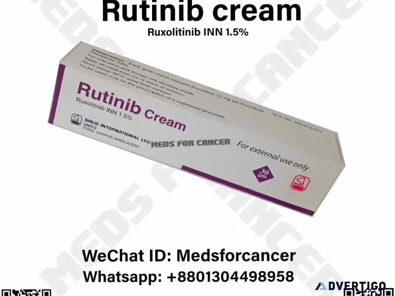 Rutinib cream-ruxolitinib cream