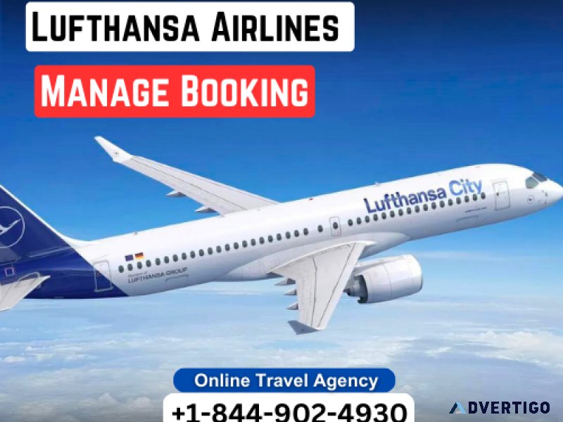 How can i manage my lufthansa airlines booking?