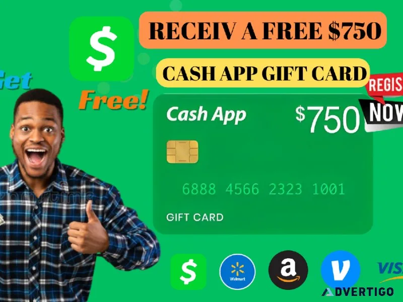 750 Cash App Gift Card Free