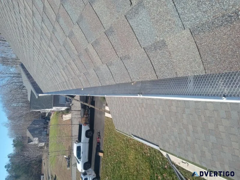 Gutter cleaning and gutter guards