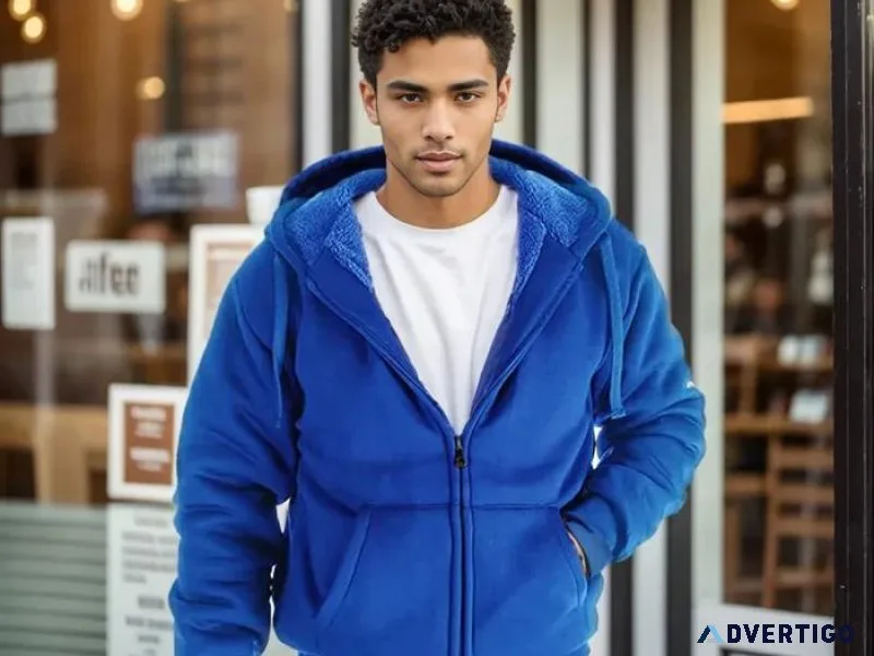 Elevate Your Style20% Off Men s Sherpa Lined Hoodie