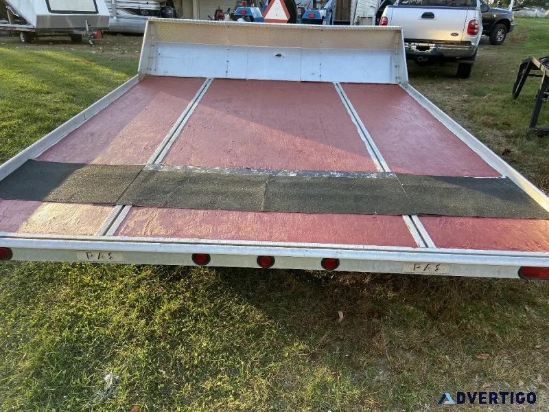 Snowmobile Trailer 2 Place wAluminum Snow Shield