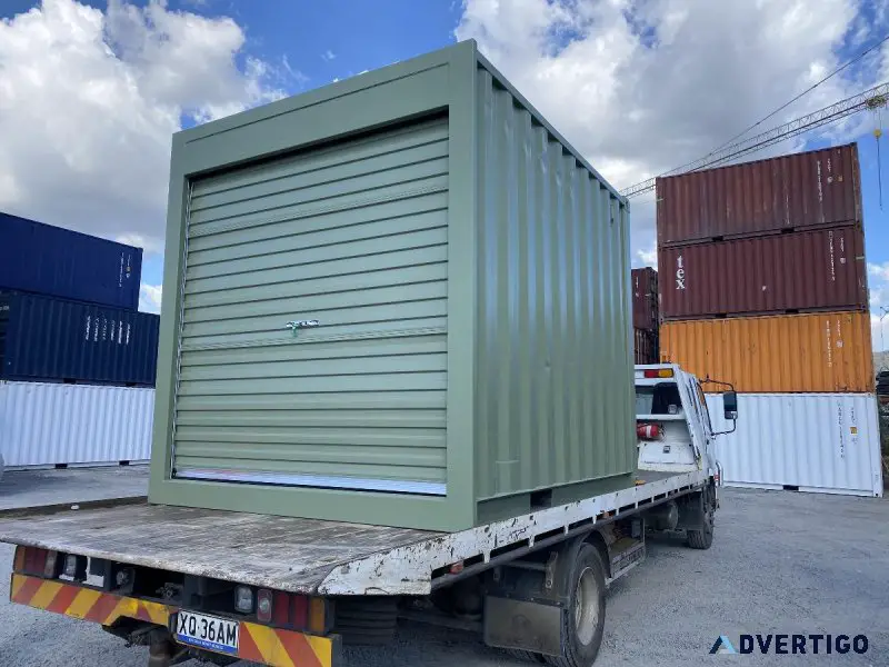 10ft storage shipping container roller door for sale.