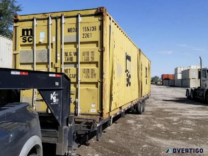 Storage shipping containers