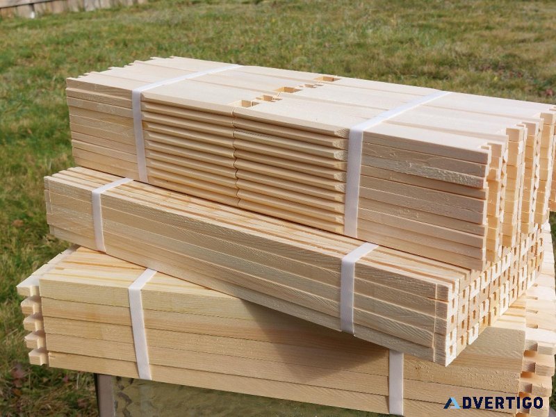 10 Unassembled Beehive Frames