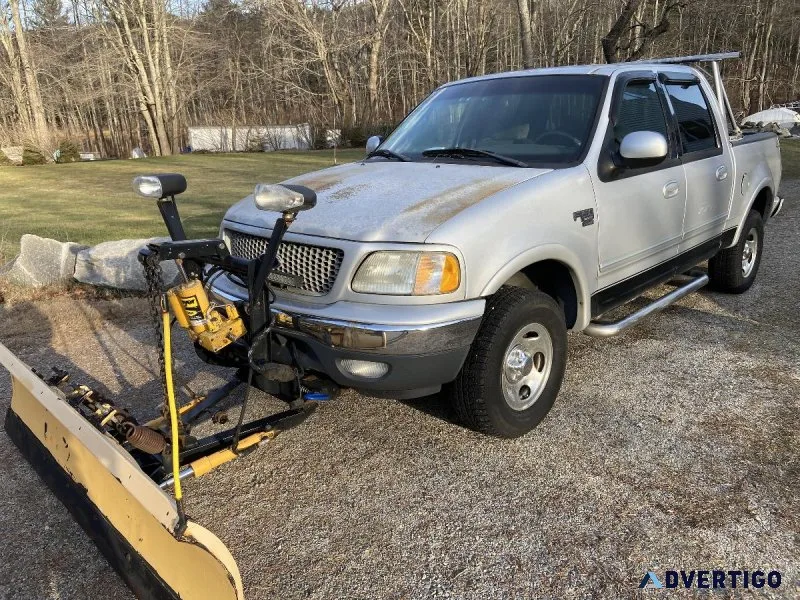 Ford F150 2001 Crew 4X4 wMyers 75  Plow