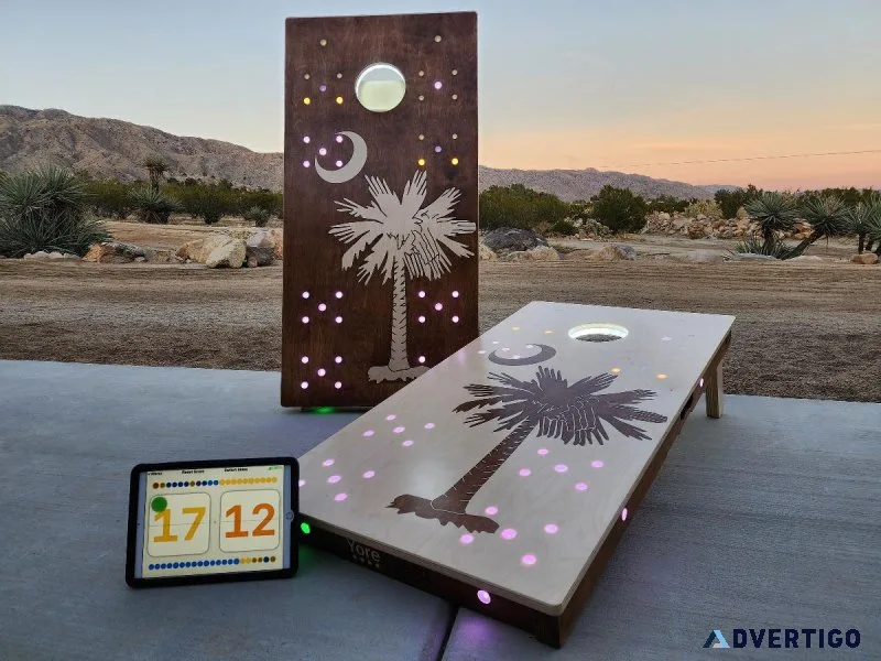 Bluetooth LED Scorekeeping Cornhole Boards