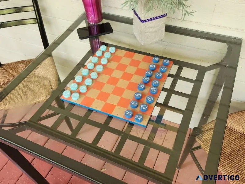 Game table with chaird