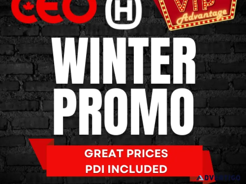 CEO Winter Promo on NOW - GREAT PRICES on SNOWBLOWERS