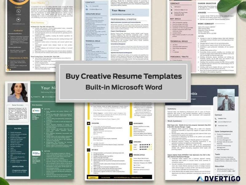 Easy-to-Edit Resume Templates Save Time and Land That Job Faster