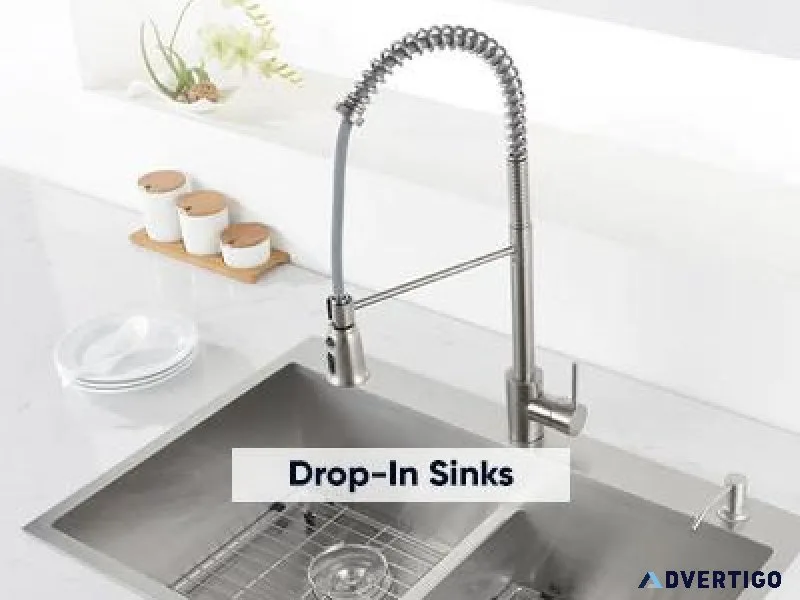 Get the best Drop-in Sink for Your Domestic Kitchen