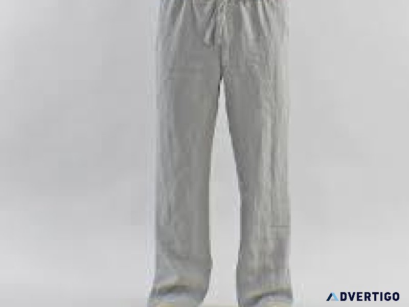 Buy Men s Linen Pyjamas Trousers from Linenshed US