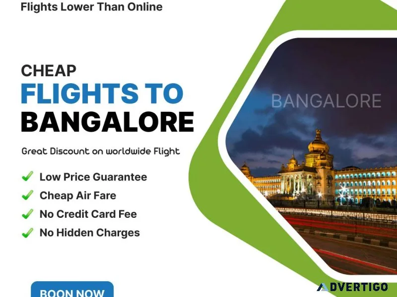 low cost flights to Bangalore