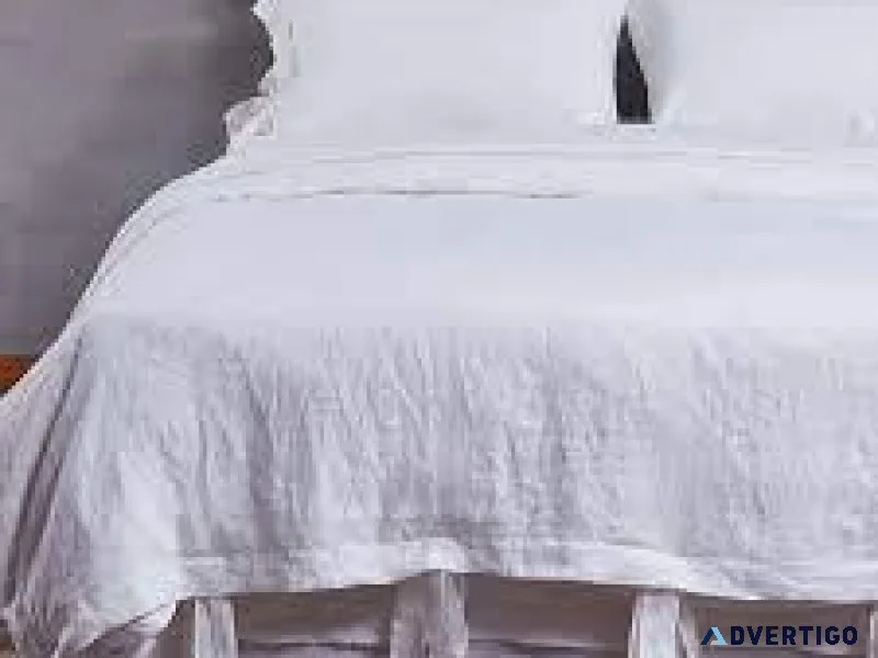 Upgrade Your Bedroom Decor with Bow Ties Linen Duvet Cover