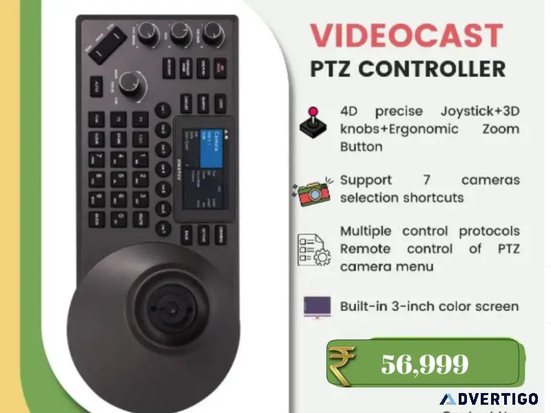 Videocast ptz camera controller