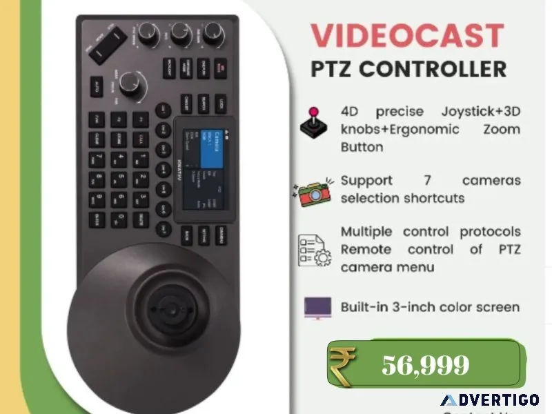 Videocast ptz camera controller