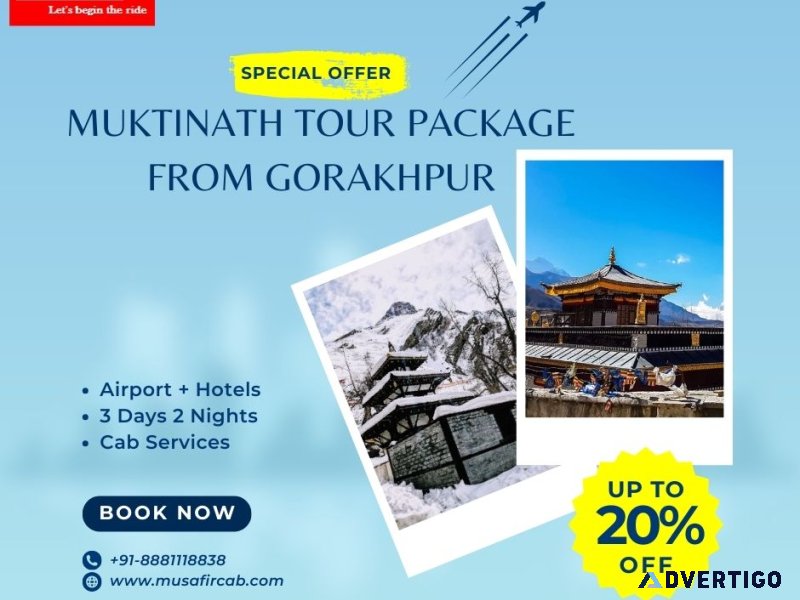 Gorakhpur to muktinath tour package