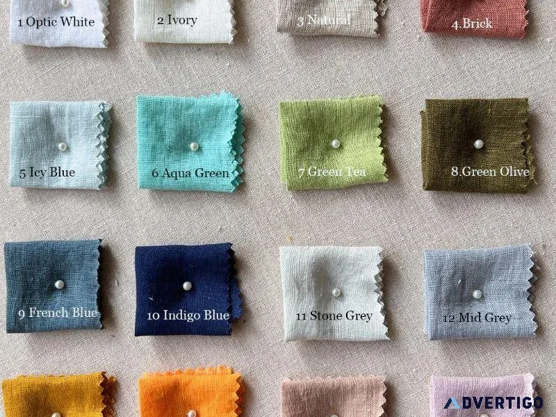 Order Linen Color Swatches Pouch Online