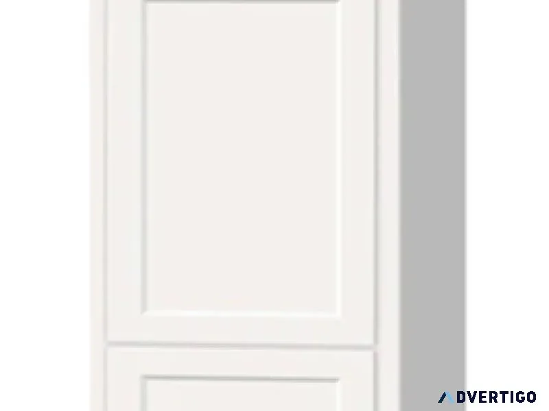 Get a Broom Dwhite Shaker Cabinet for a Tidy Home