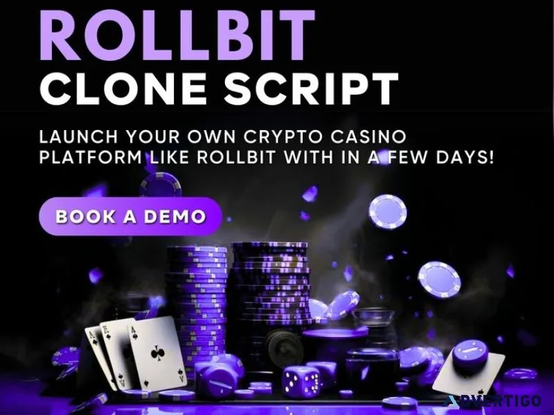 Start your own crypto trading hub with our rollbit clone script