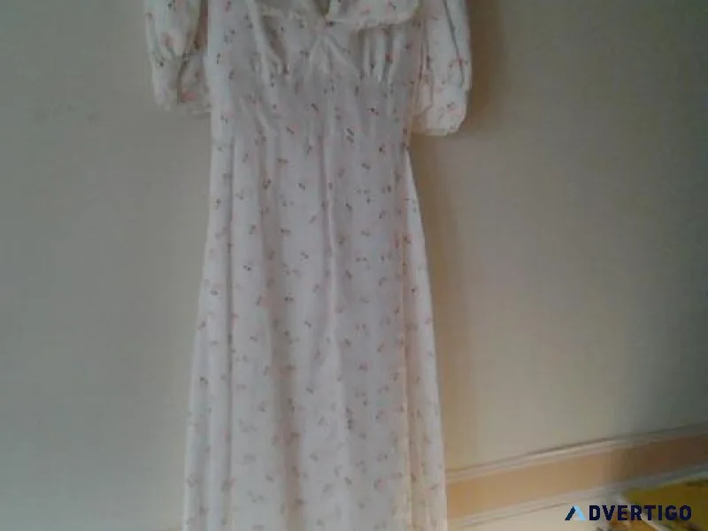PROMWEDDING GOWN and MINK CAPELETTE
