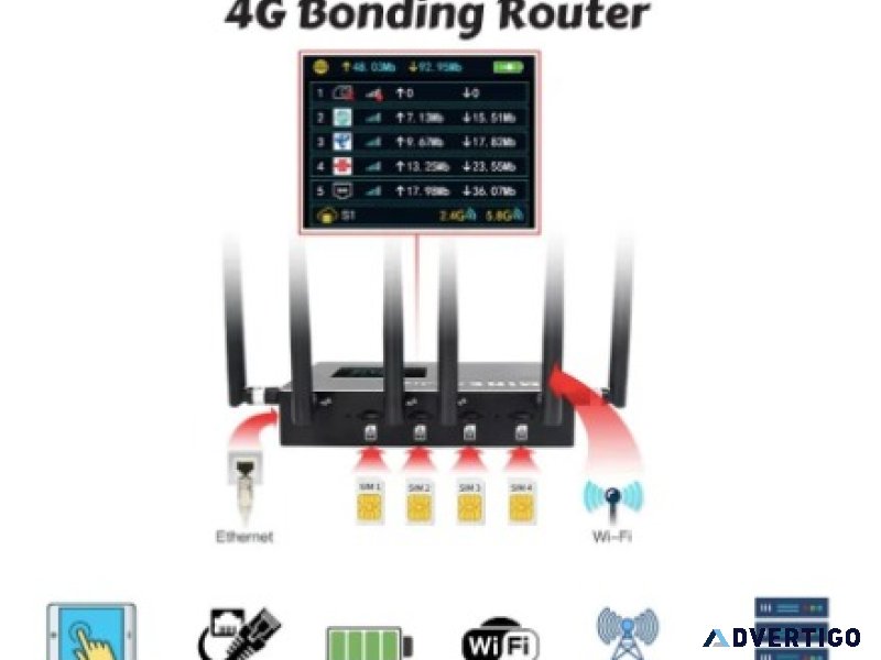 4g bonding router