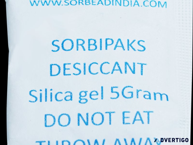 Silica gel packets for moisture absorber
