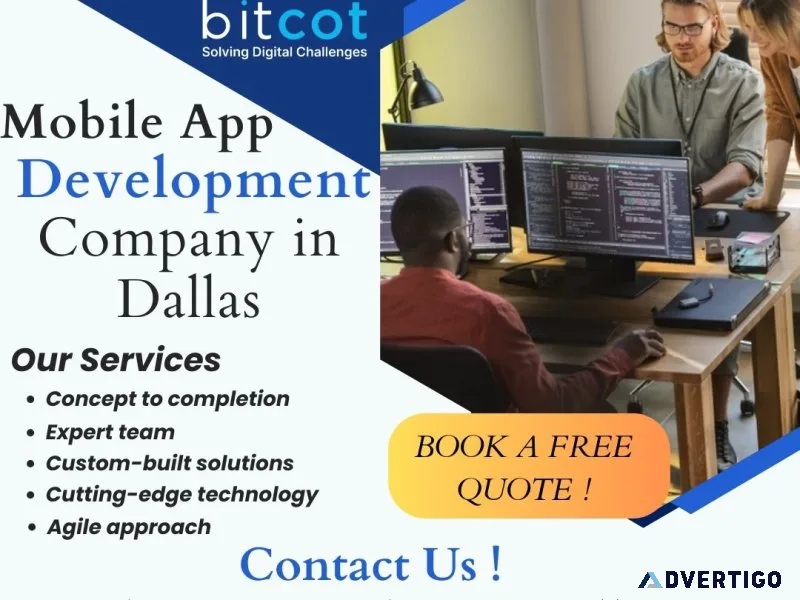 Best mobile app development services in dallas | bitcot