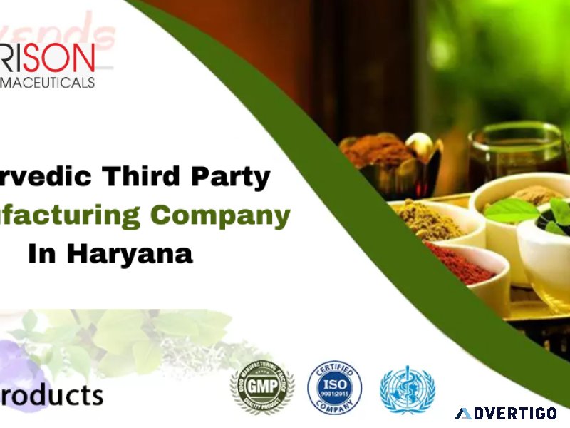 Best ayurvedic third party manufacturing company in haryana