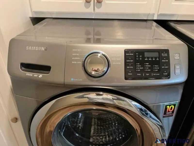 Samsung front-load washer and dry 7.5CU