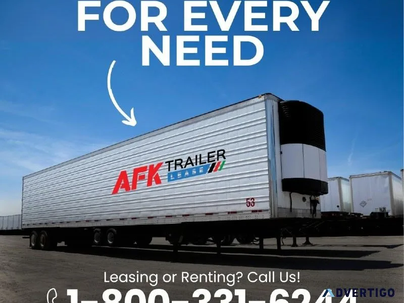Trailers for Every Need. Leasing or Renting - 1-800-331-6244