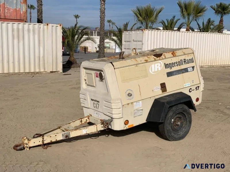 2003 INGERSOLL RAND P185WIR AIR COMPRESSOR 61902241