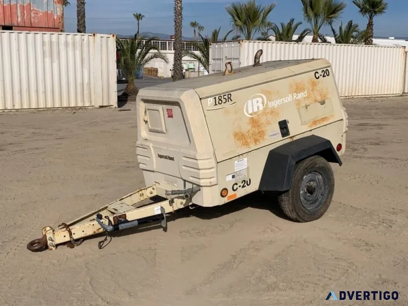 2007 INGERSOLL RAND P185R AIR COMPRESSOR 61901241