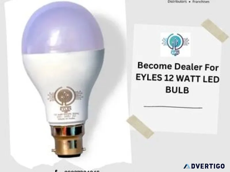 Become dealer for eyles 12 watt led bulb