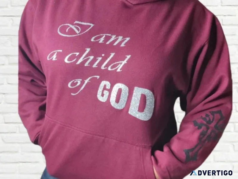I am a Child of God&quot Glitter Women s Hoodie