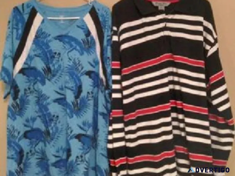 Mens shirts blue skulls and stripe sweater