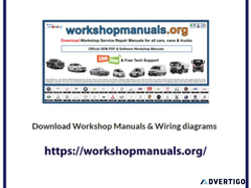 Workshop repair manuals download