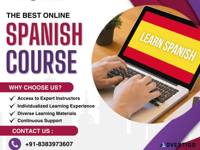 Best institute to learn spanish language in india online