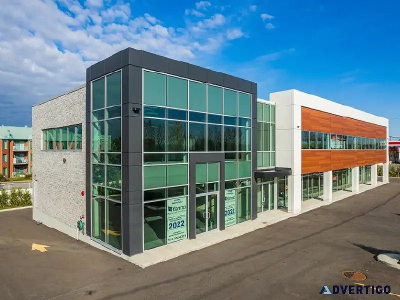 New commercial spaces and offices for rent 6500 sqft La Prairie