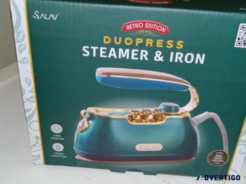 Retro Edition Duo press Steamer and Iron