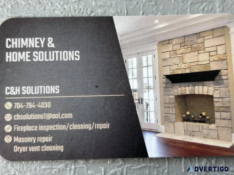 Fireplace cleaning and inspection