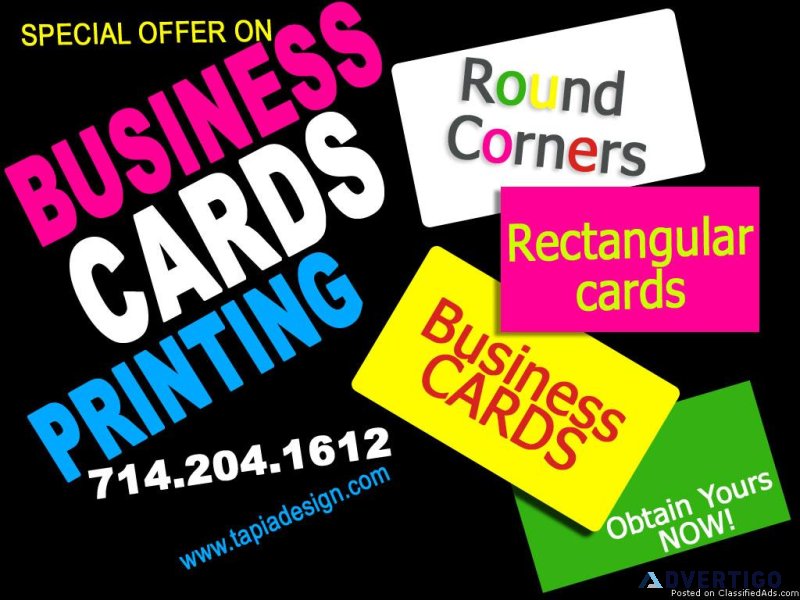 Business Cards and Truck Signs Printing