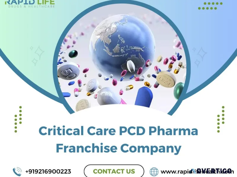Critical care pcd pharma franchise company