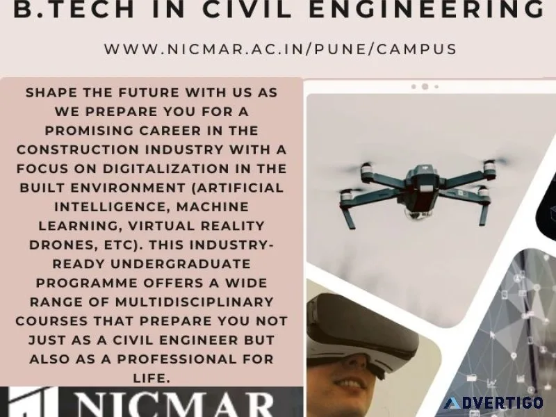 Civil engineering excellence: b tech subjects explored