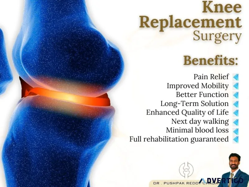 Knee replacement surgeon in hyderabad | dr pushpak reddy chada