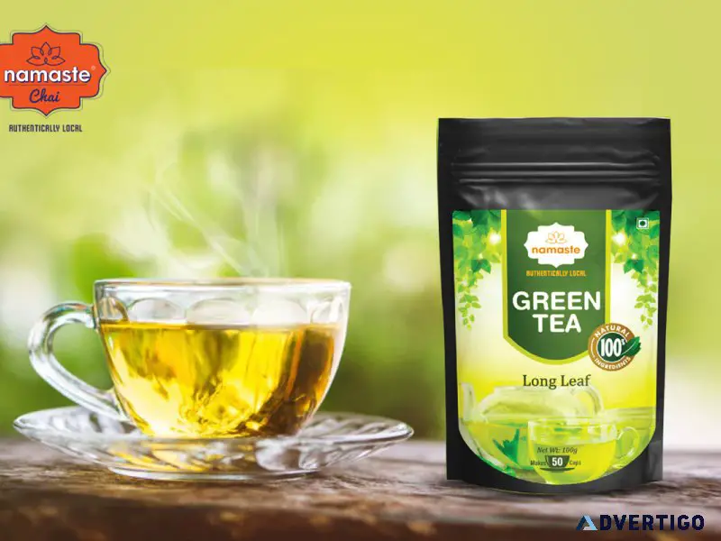Revitalize your day with namaste chai s green tea bliss