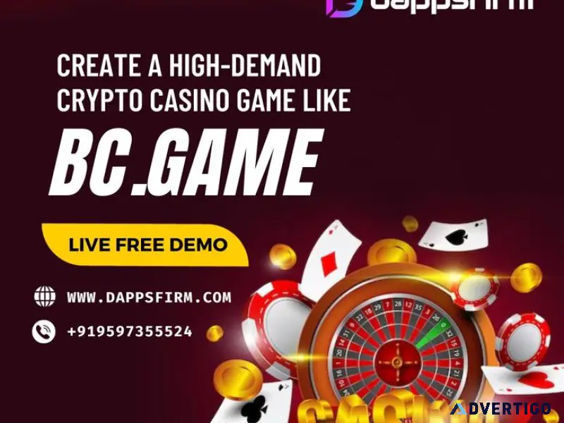 Start your own crypto casino journey with bcgame clone script